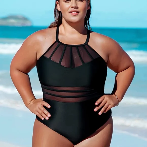 NWT Size L Relleciga One Piece Tummi Control Swimsuit - Picture 5 of 13